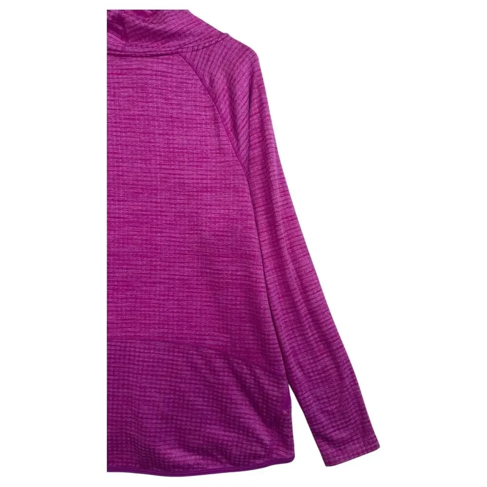 Champion Top Womens XX Large Purple Funnel Neck Pullover Long Sleeve Cozy Comfy